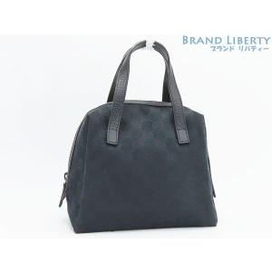 GUCCI（グッチ） ブラック 黒 GGキャンバス/レザー 113019 トート