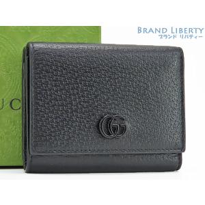 GUCCI（グッチ） エンボスロゴ ミニウォレット コンパクト 三つ折り