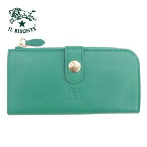 IL BISONTE（イルビゾンテ） 財布 二つ折り 長財布 ボタン L字