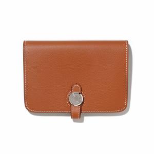 HERMES（エルメス） ミニウォレット ミニ財布 エトゥープ カルヴィ