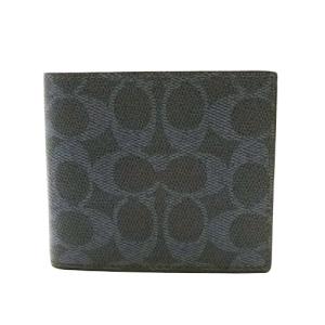 COACH（コーチ） 財布 メンズ 二つ折り財布 新作 新品 シグネチャー