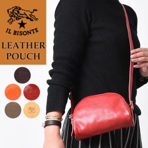 IL BISONTE（イルビゾンテ） IL BISONTE BIGロゴ レザー ショルダー