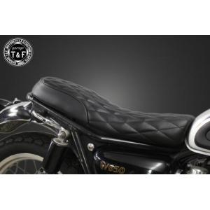 デイトナ製W650 シート 社外 中古 バイク 部品 EJ650A W400 W800にも