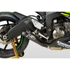 M4 Exhaust ZX-6R 2009-2026 スリップオン GP19 ブラック KA6922-GP19