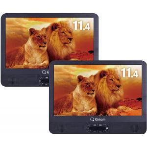 キュリオム ポータブルDVDプレーヤー ヘッドレストモニター