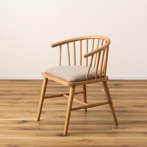 ダイニングチェア 1脚 ウィンザーチェア ソフトレザー チェア 椅子