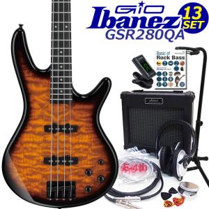 Ibanez（アイバニーズ） Gio Ibanez GSR280QA-TMS 4弦エレキベース