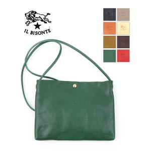 IL BISONTE（イルビゾンテ） IL BISONTE BIGロゴ レザー ショルダー