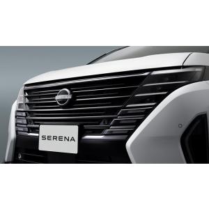 セレナ SERENA C28系 ：純正 エントランスプレート（イルミネーション