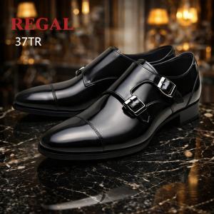 REGAL（リーガル） 公式 REGAL 27EL ダブルモンク ブラック ビジネス