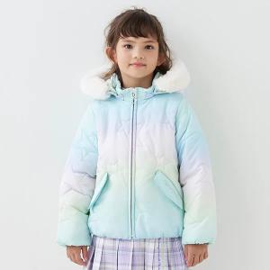 mezzo piano junior メゾピアノジュニア ビッグカラーフェイクファー