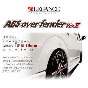 レガンス ABSオーバーフェンダー Ver.2 （未塗装/出幅10mm