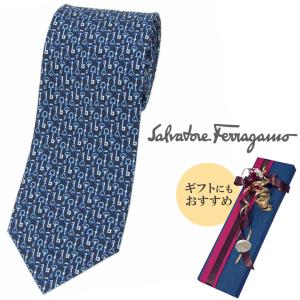 FERRAGAMO（フェラガモ） ネクタイ 35 0356 メンズ シルク 車 カラー6