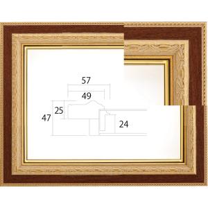 8111 F10号 アクリル付き 軽量額縁 油絵額縁 油彩額縁 油絵用額縁