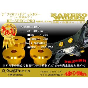 86 GR86 BRZ_ZN6ZN8 ZC6ZD8_KANEKOWORKSデフマウントリジットカラーRF