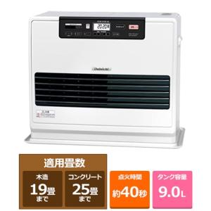SDX ダイニチ FW-7225SDX-W 石油ファンヒーター 暖房能力最大7.2kW