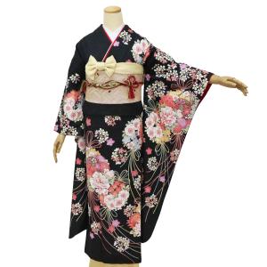 振袖 正絹 新品 仮絵羽 生地 単品 未仕立て品 成人式 結婚式などに