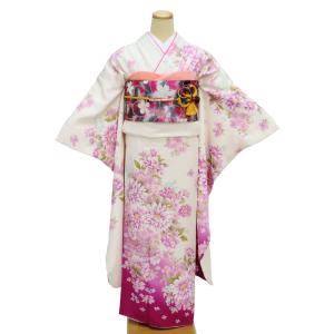 振袖 正絹 新品 仮絵羽 生地 単品 未仕立て品 成人式 結婚式などに