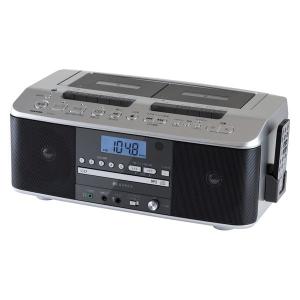 LOHACO - 東芝 CDラジカセ ダブルカセット ワイドFM対応 TY-CDW991（S