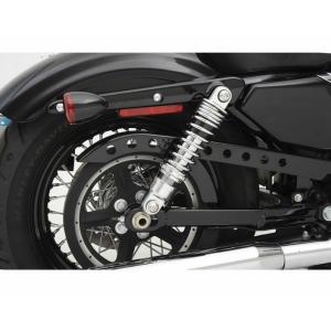 Drag Specialties リアサスペンション 11インチ (ブラック) ダイナ