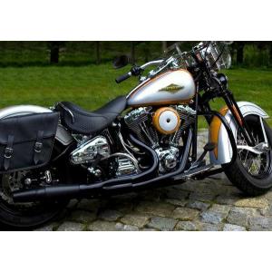 サンダーヘッダー フルエキゾースト・マフラー ブラック FXR : HD