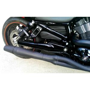 サンダーヘッダー フルエキゾースト・マフラー ブラック FXR : HD