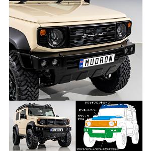 ジムニー JIMNY WORLD samuraiフロントグリル 全マットブラック塗装済