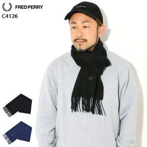 FRED PERRY（フレッドペリー） マフラー メンズ ツイン ティップド