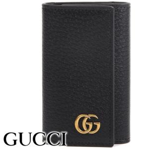 GUCCI（グッチ） キーケース レディース GGマーモント ブラック 435305