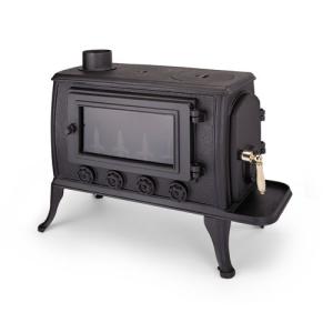 日本製 廃材 薪ストーブ 角型マキストーブ B型 安全ガード付 角型薪