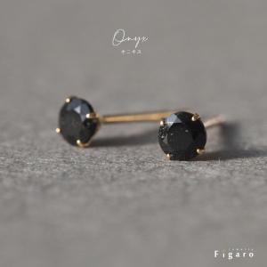 cui-cui（キュイキュイ） ピアス オニキスピアス | K18 レディース