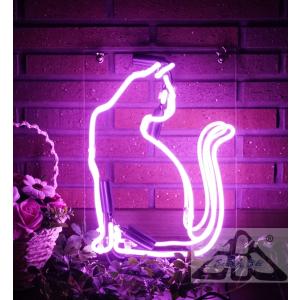 ネオン サイン 『OPEN 』 ブルーホワイト NEON SIGNネオン管