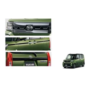 タント (ZUT)バックドアガーニッシュ(ダークブラックメッキ)「ダイハツ