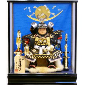 吉徳大光 五月人形 ガラスケース飾り 金太郎 童 子供大将 武者 503-265