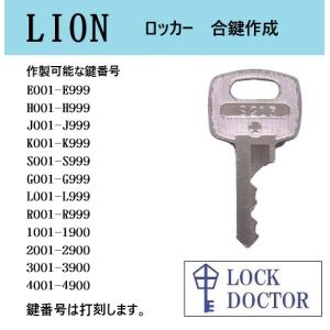 LION(ライオン)キャビネット 合鍵 スペアキー DSK A印 カギ 鍵番号打刻
