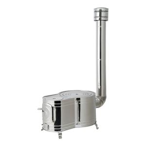 ホンマ製作所 薪ストーブ ステンレス黒耐熱 窓付 時計型 ASW-60B