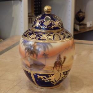 ノリタケ オールドノリタケ ラスター彩 花紋 トリンケットボックス