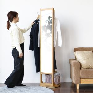 鎌倉彫 姿見 和風 姿見鏡 和室 スタンドミラー 和モダン 全身鏡