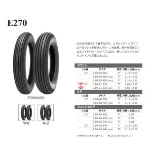 SHINKO（シンコー） 4.00-18 64H TT front&REAR タイヤ Shinko E270