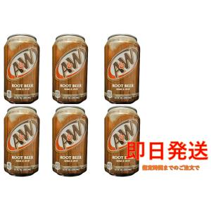A&W ゼロシュガー ルートビア ソーダポップ 12 液量オンス 缶パック