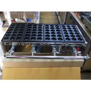 業務用 たこ焼き器 1丁掛 [18穴x1連] (プロパンガス用) : MDS01