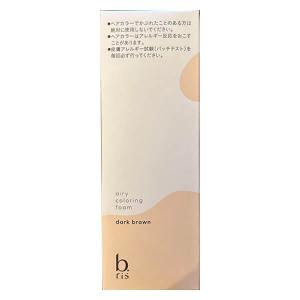ビーリス b.ris エアリーカラーリングフォーム ダークブラウン 80g