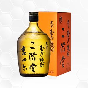 吉四六 【1ケース販売】二階堂 陶器（壷） 麦焼酎25度 720ml×10本組