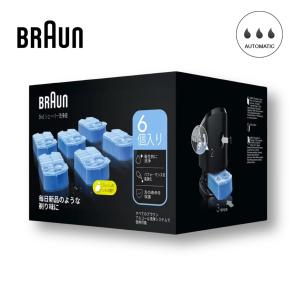 BRAUN（ブラウン） 洗浄液 6個入り CCR6 カートリッジ シェーバー