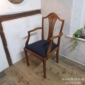 IZ82615N☆張替済 英国 アンティーク エドワーディアン ダイニング