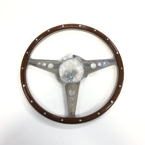 モトリタ Moto-Lita 3スポーク 14インチ ブラックレザー ステアリング