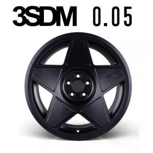 3SDM 0.05 18インチ 9.5 5H 112 +40 Matte Black 1本 : ミヤデラタイヤ