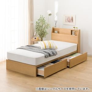 ニトリ（NITORI） 引き出し収納付き シングルベッドフレーム(KR WW