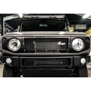 ジムニー JIMNY WORLD samuraiフロントグリル マットブラック塗装済