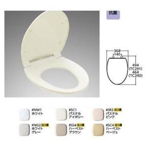 TOTO [TC291]TOTO トイレ普通便座 前丸 スタンダードタイプ